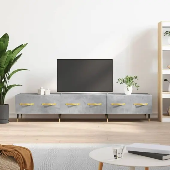 Niska cena Szafka pod TV, szarość betonu, 150x36x30 cm Lumarko! - Hurtownia wielobranżowa Lumarko